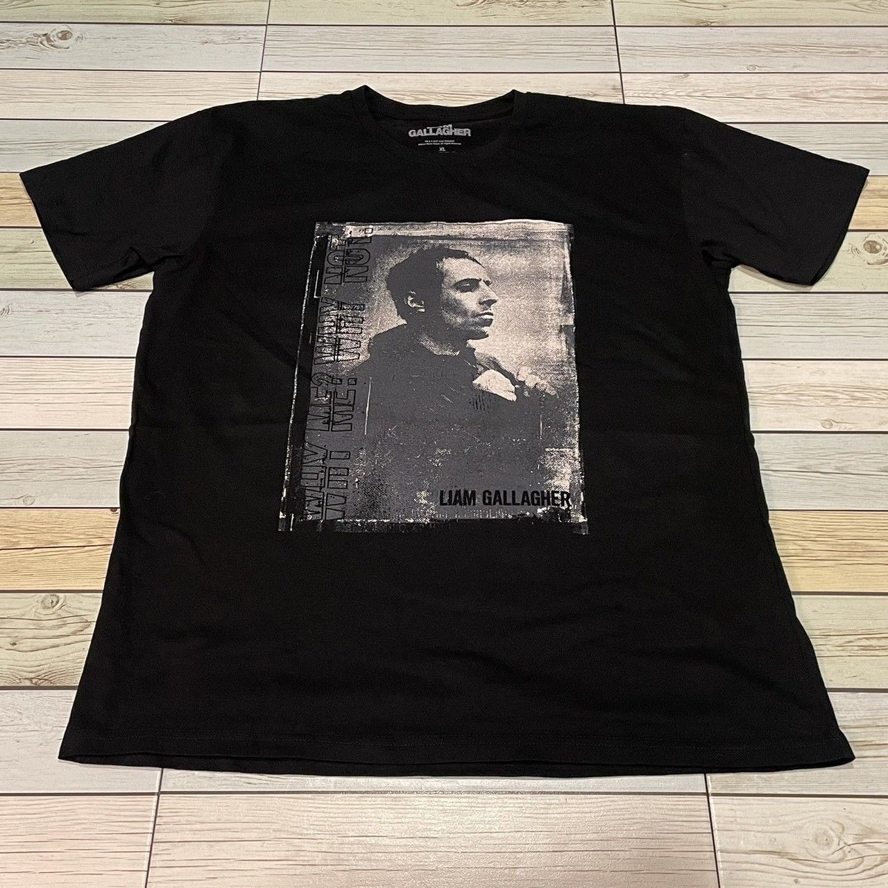 Band Tees Rare Liam Gallagher Oasis Band Tour Tee Hoodie, Sweatshirt | FlexRushtees.com