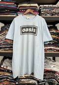 Vintage 2021 Oasis Britpop Blue Tee Hoodie, Sweatshirt | FlexRushtees.com