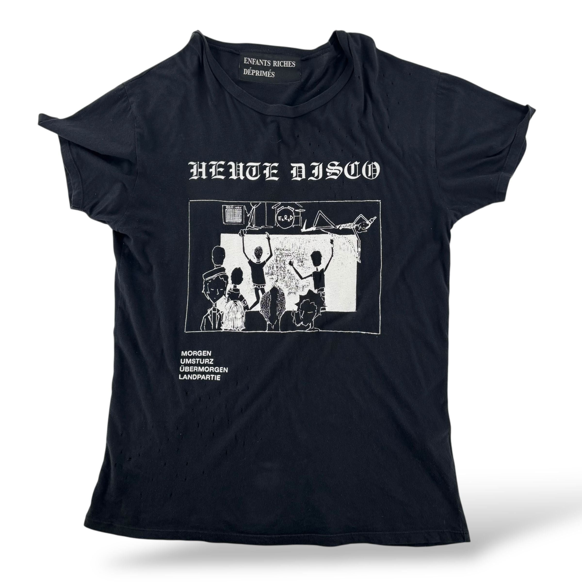 Enfants Riches Deprimes Erd Heute Disco T Shirt Lightly Worn Hoodie, Sweatshirt | FlexRushtees.com