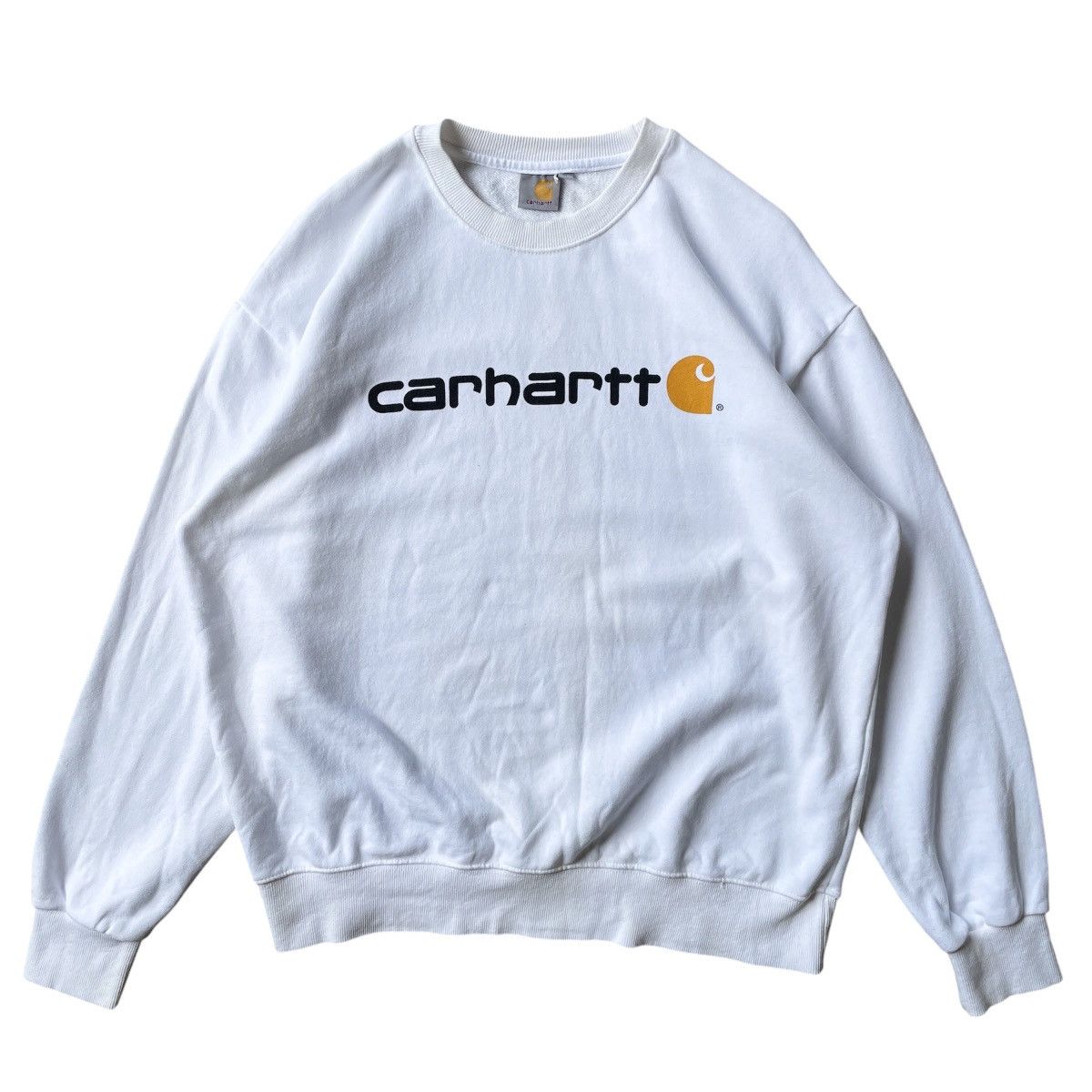 Wip Carhartt Us Dodgers Script White Sweatshirt
