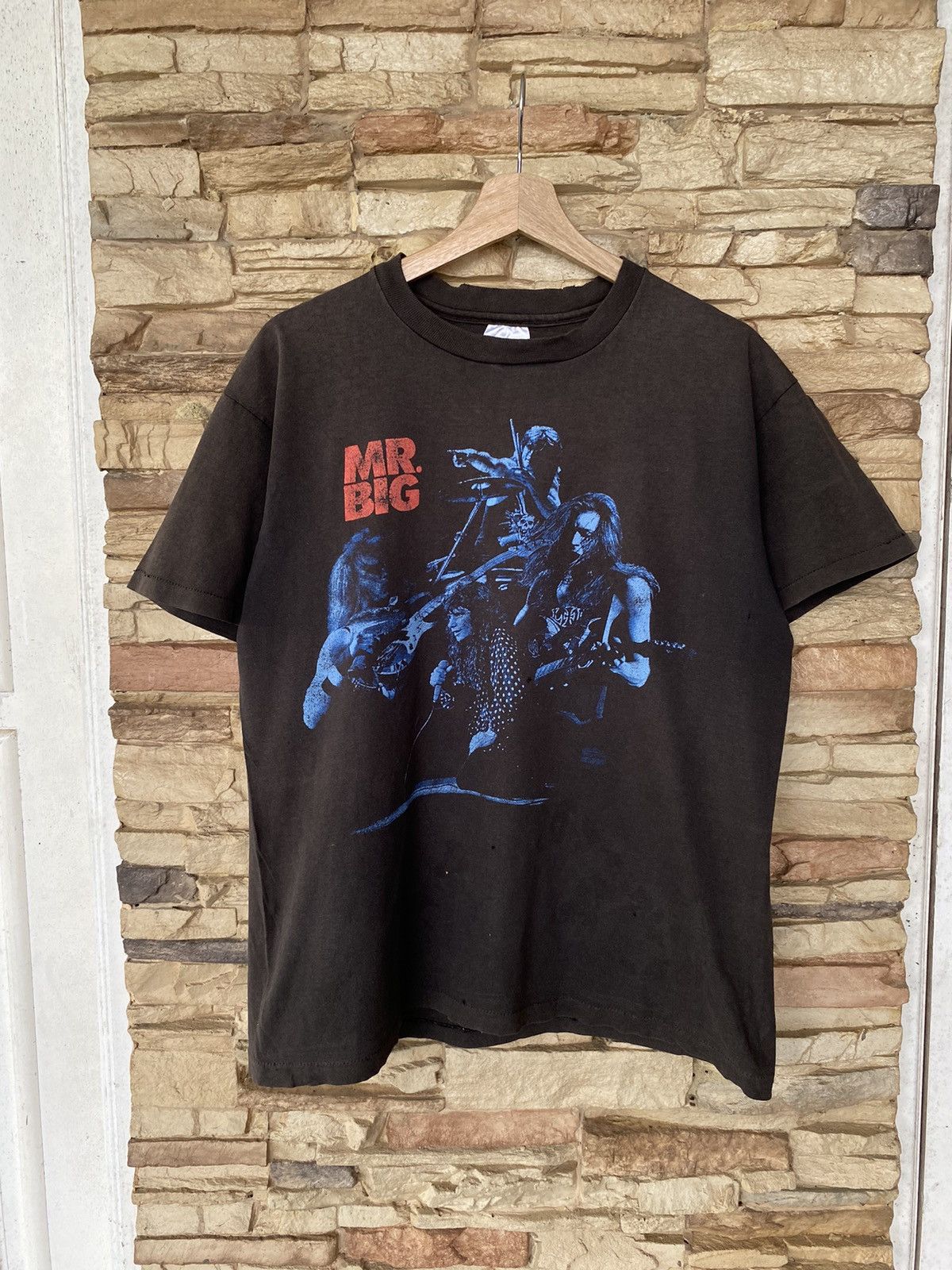 Vintage 1993 Mr Big Japan Tour Band Tees Distressed Hoodie, Sweatshirt | FlexRushtees.com
