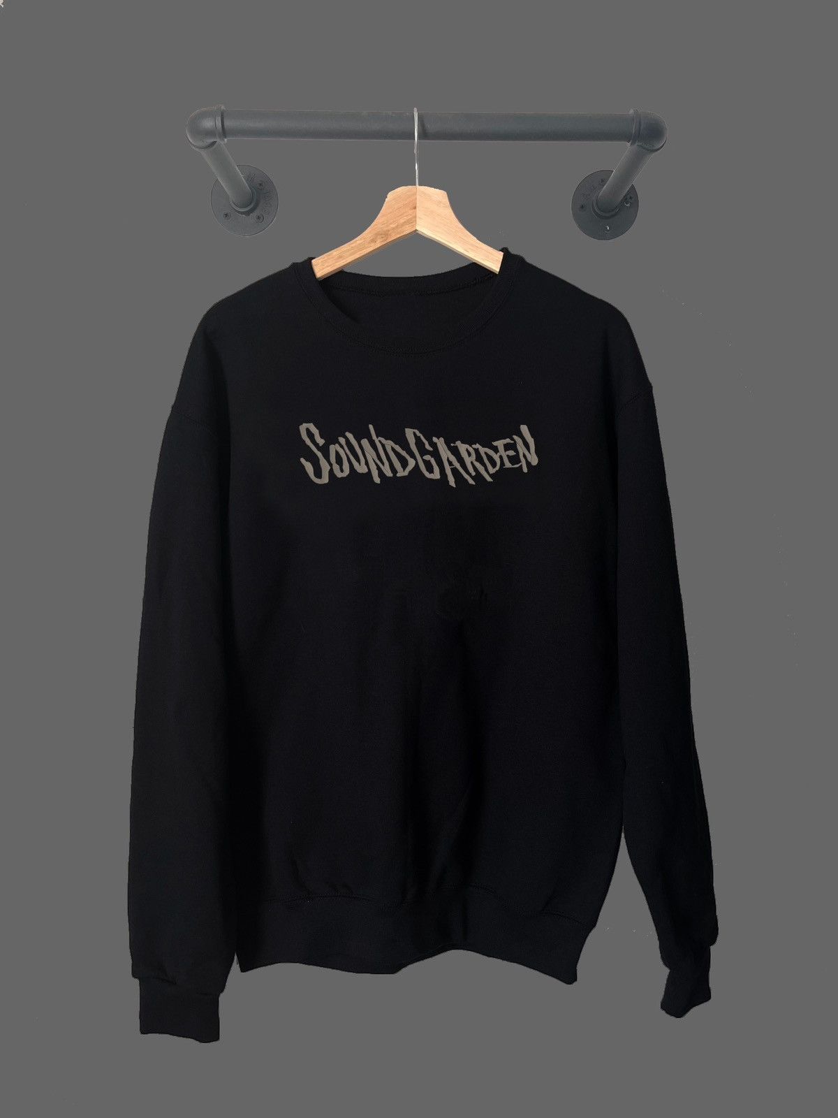Vintage Black Soundgarden Grunge Punk Rock Crewneck Sweatshirt T-Shirts, Hoodie | FlexRushtees.com