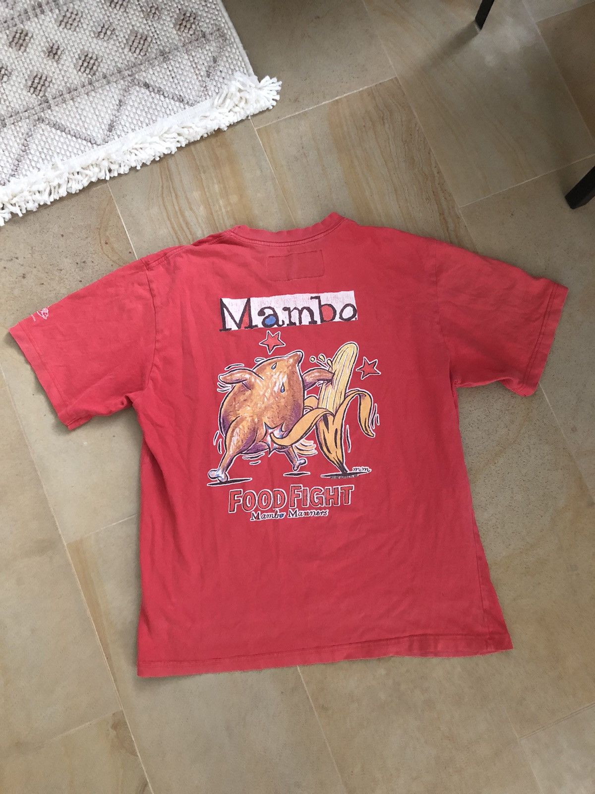 Vintage Mambo 2001 Food Fight Tee Hoodie, Sweatshirt | FlexRushtees.com