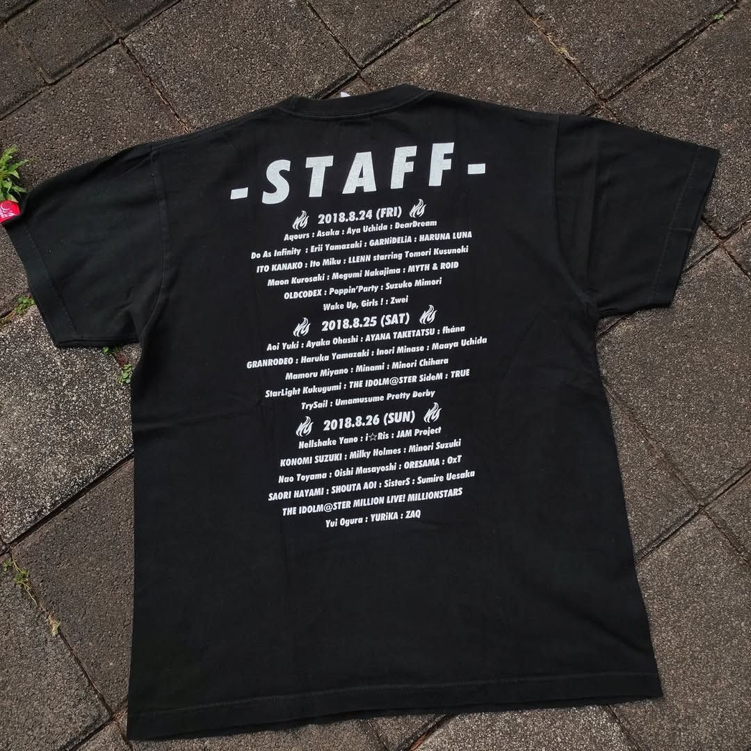 Anime Animelo Summer Live 2018 Staff Tee Hoodie, Sweatshirt | FlexRushtees.com