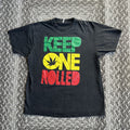 Vintage Keep One Rolled Weed Shirt Hoodie, Sweatshirt | FlexRushtees.com