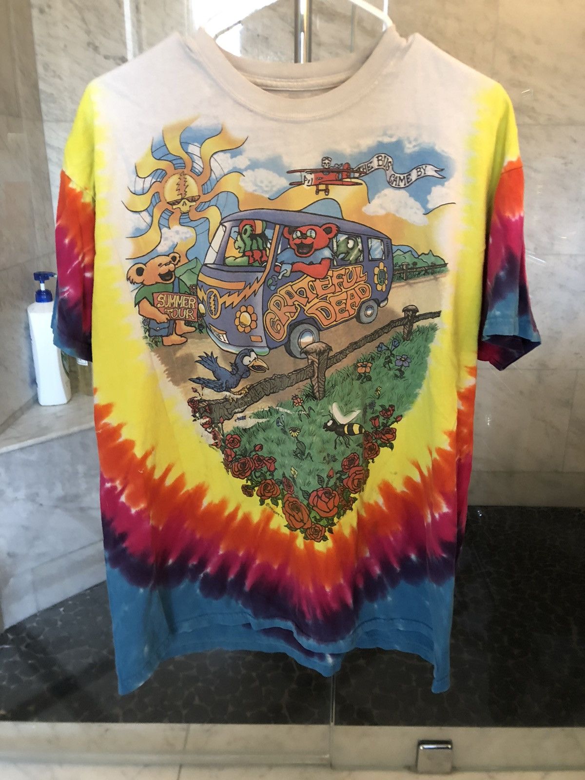 Grateful Dead X Vintage Liquid Blue Grateful Dead Tie Dye Shirt Hoodie, Sweatshirt | AU16VibeMintTees.com