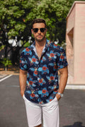 Vintage Men S Linen Beach Summer Shirt