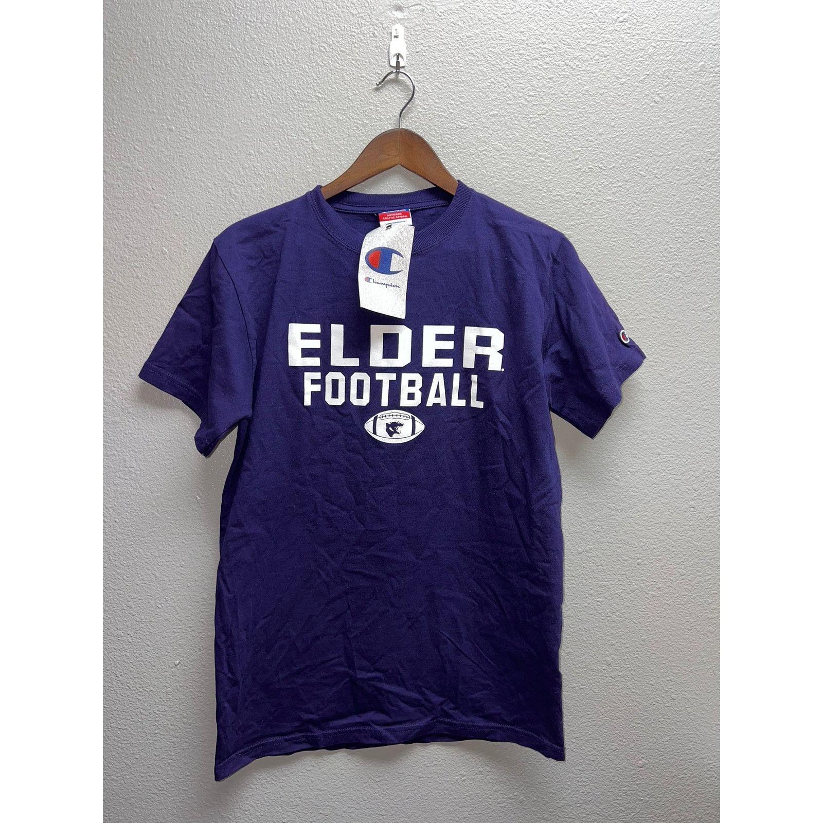 Champion Elder Football Shirt Purple Tee Nwt 2000s Medium