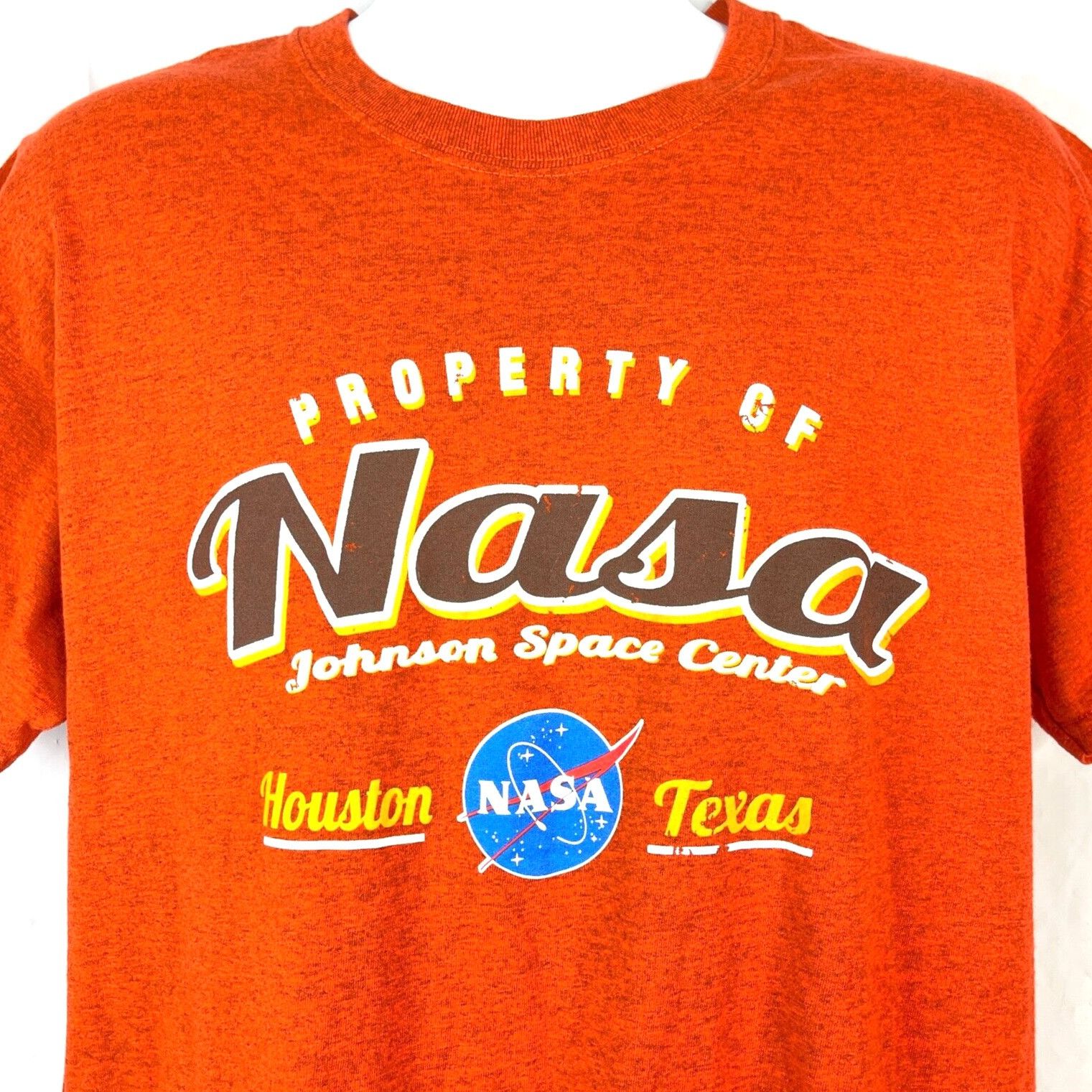 Gildan Nasa Johnson Space Center Property Of L Rust T Shirt Large M
