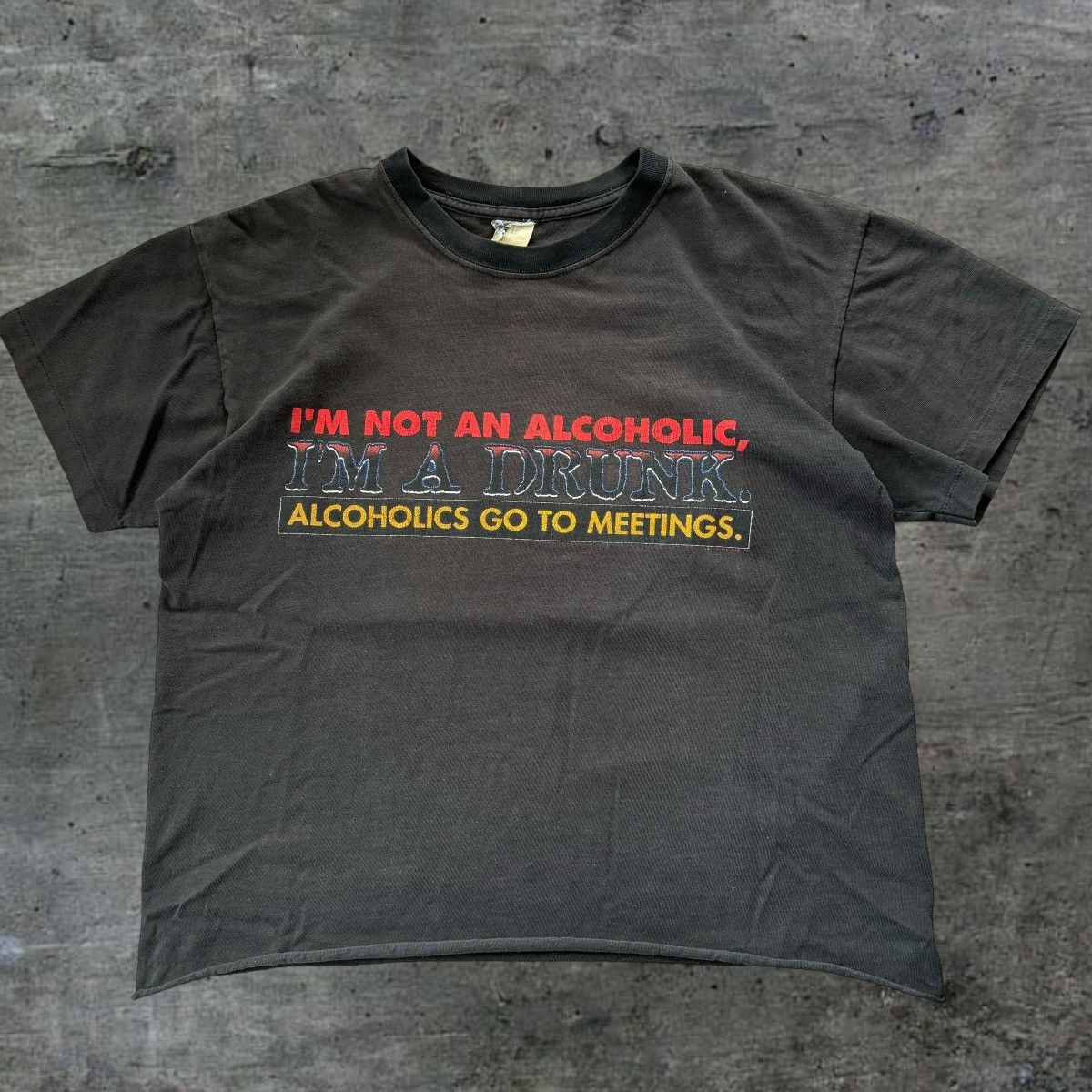Vintage 90s Boxy Alcoholic Drinking Humor Quote Tee Hoodie, Sweatshirt | FlexRushtees.com