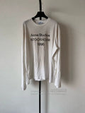 Studios Acne Studios Slogan Logo Long Sleeve