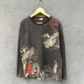 Other Thrashed Faded Strange Heaven Dragon Art Tee Hoodie, Sweatshirt | FlexRushtees.com