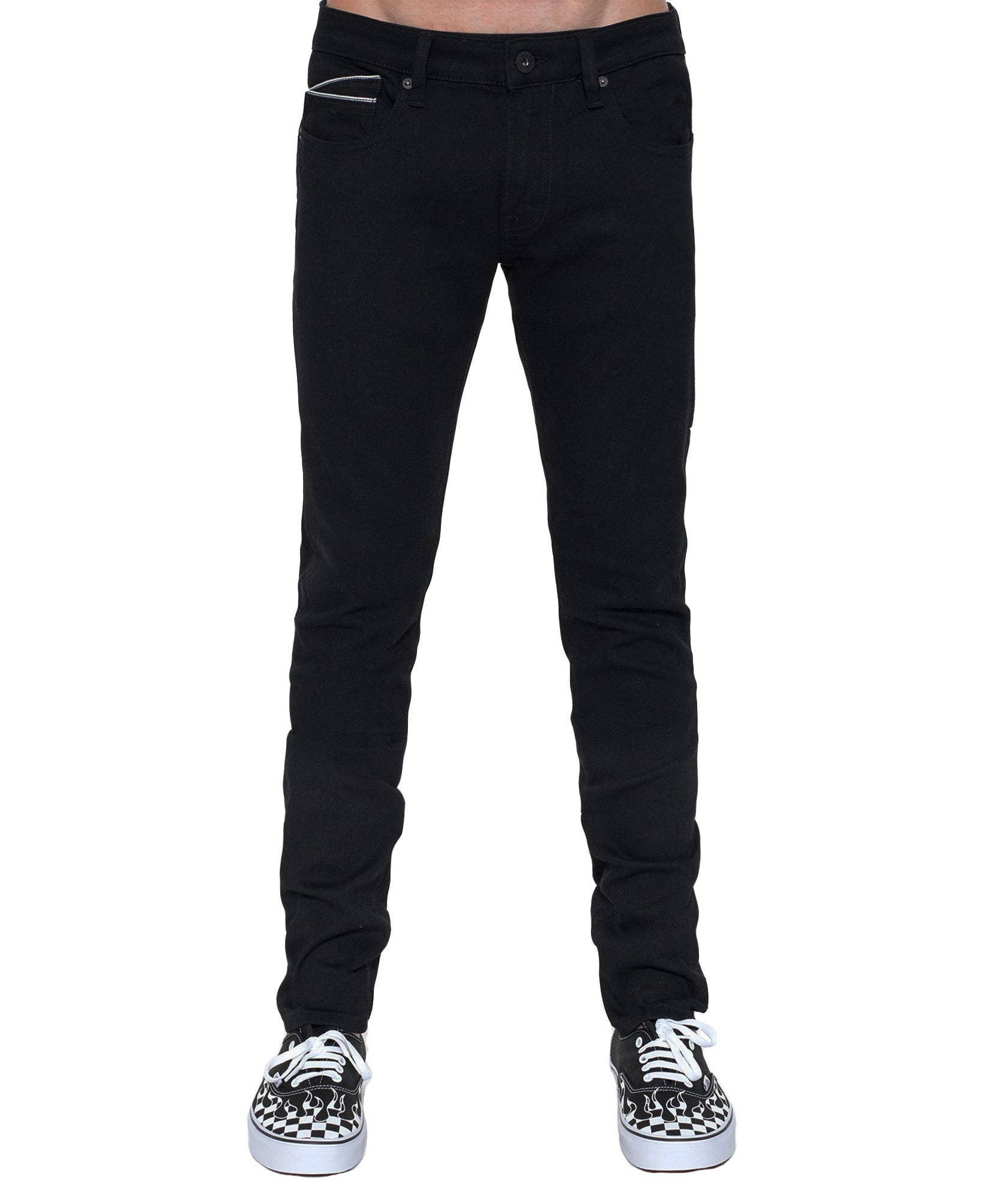 Punk Super Skinny Stretch in Black