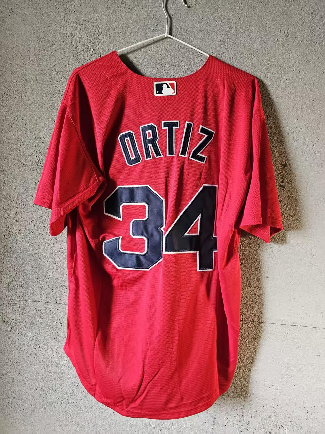 Mlb Boston Red Sox 34 Ortiz Jersey Red