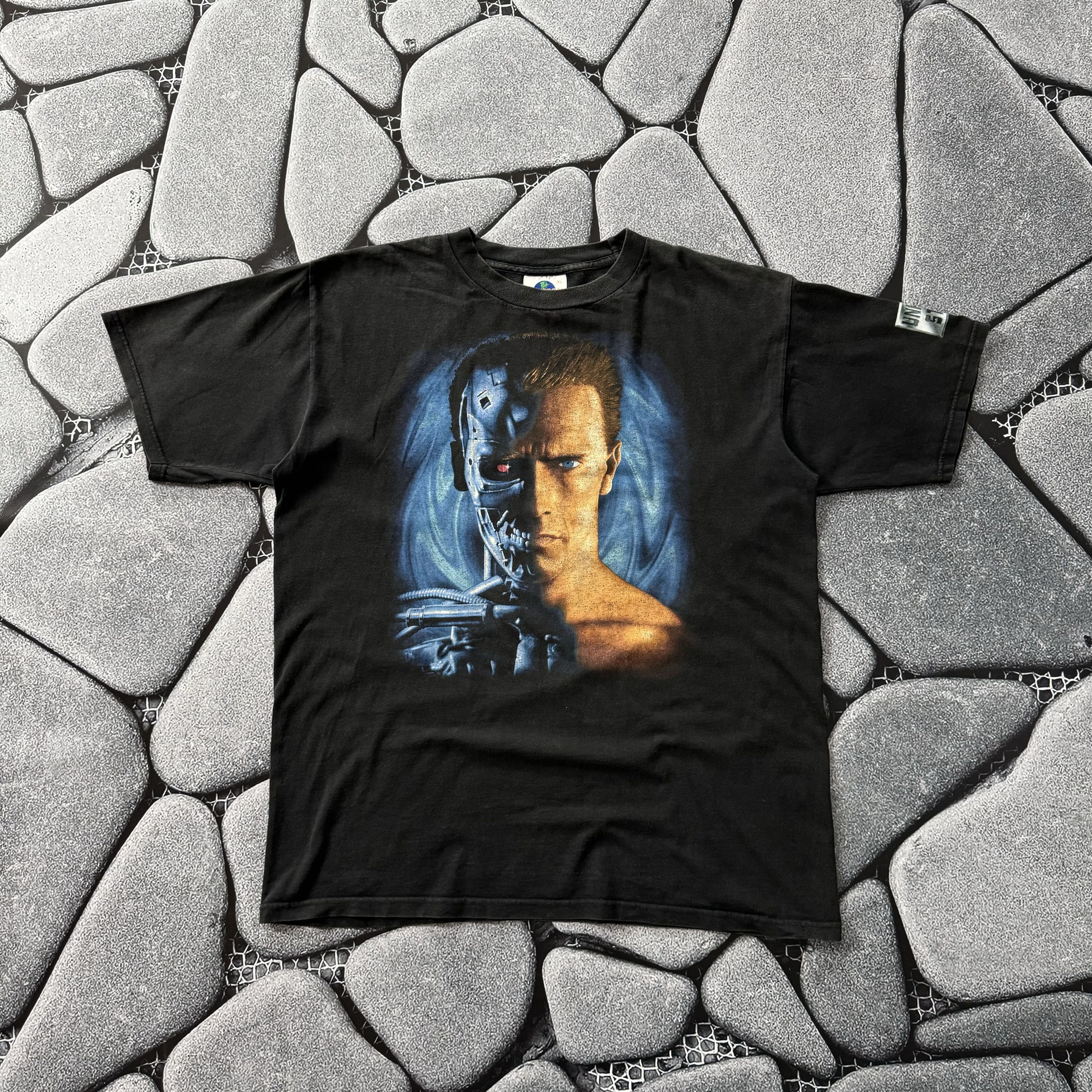 Terminator 2 Vintage 90s Faded Promo Movie T Shirt Hoodie, Sweatshirt | FlexRushtees.com