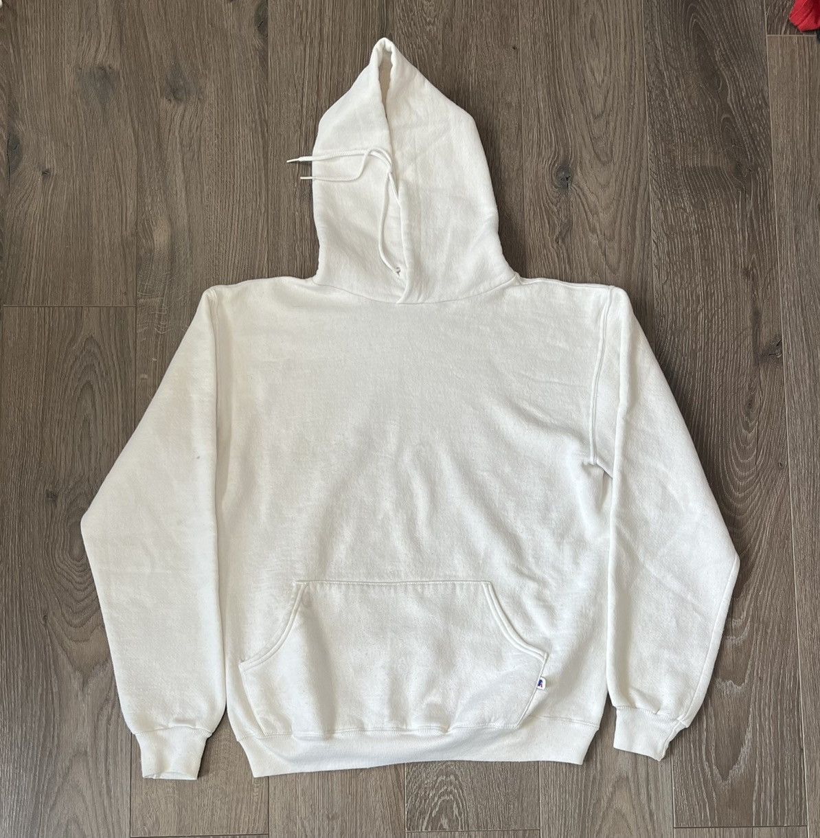 Vintage 80s White Russell Hoodie
