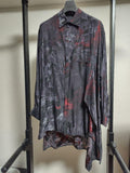 Yohji Yamamoto Pour Homme 20aw Deformed Sample Silk Shirts Hoodie, Sweatshirt | FlexRushtees.com