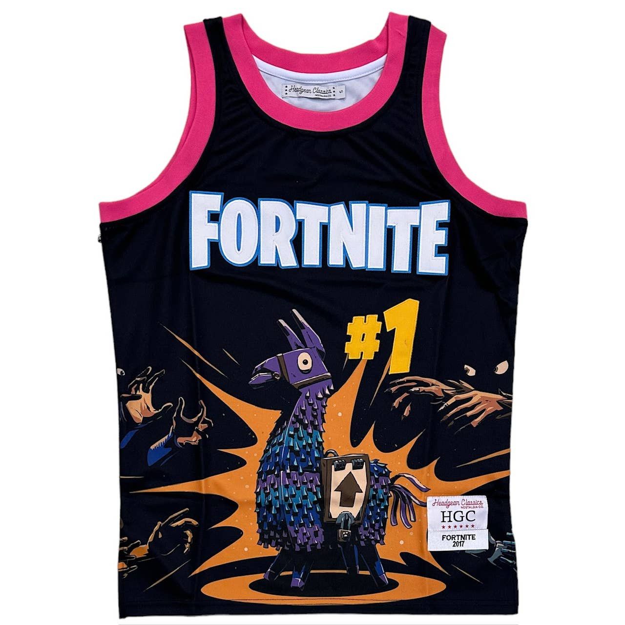 Other Fortnite Headgear Classics Embroidered Basketball Jersey