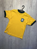 Vintage Brazil Soccer Tee Phillips Size M Logo Hoodie, Sweatshirt | FlexRushtees.com