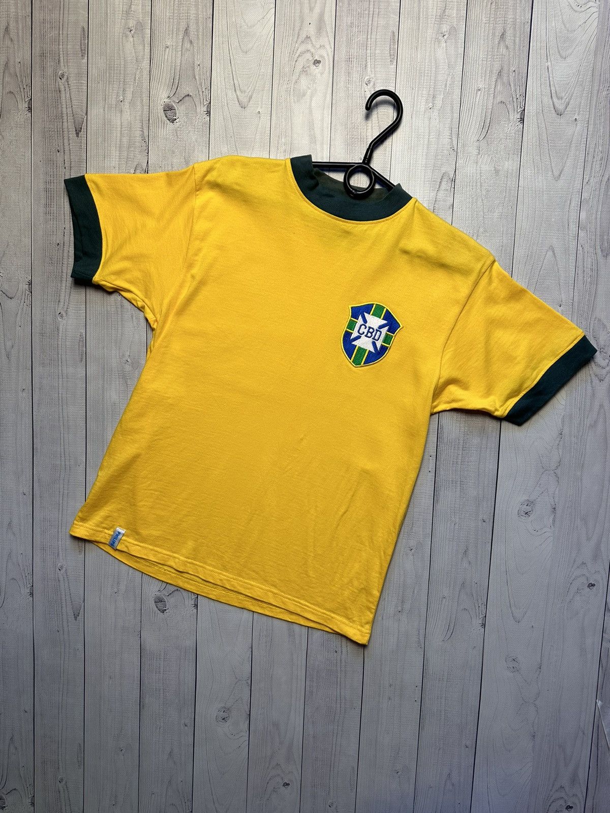 Vintage Brazil Soccer Tee Phillips Size M Logo Hoodie, Sweatshirt | FlexRushtees.com