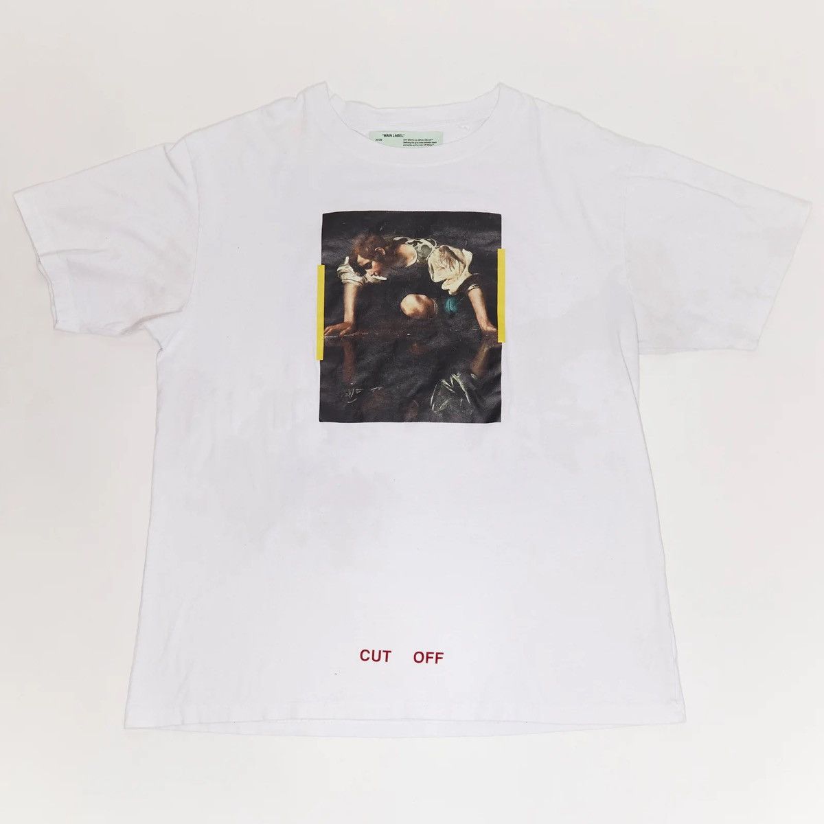 White Off White Narcissus Tee Hoodie, Sweatshirt | FlexRushtees.com
