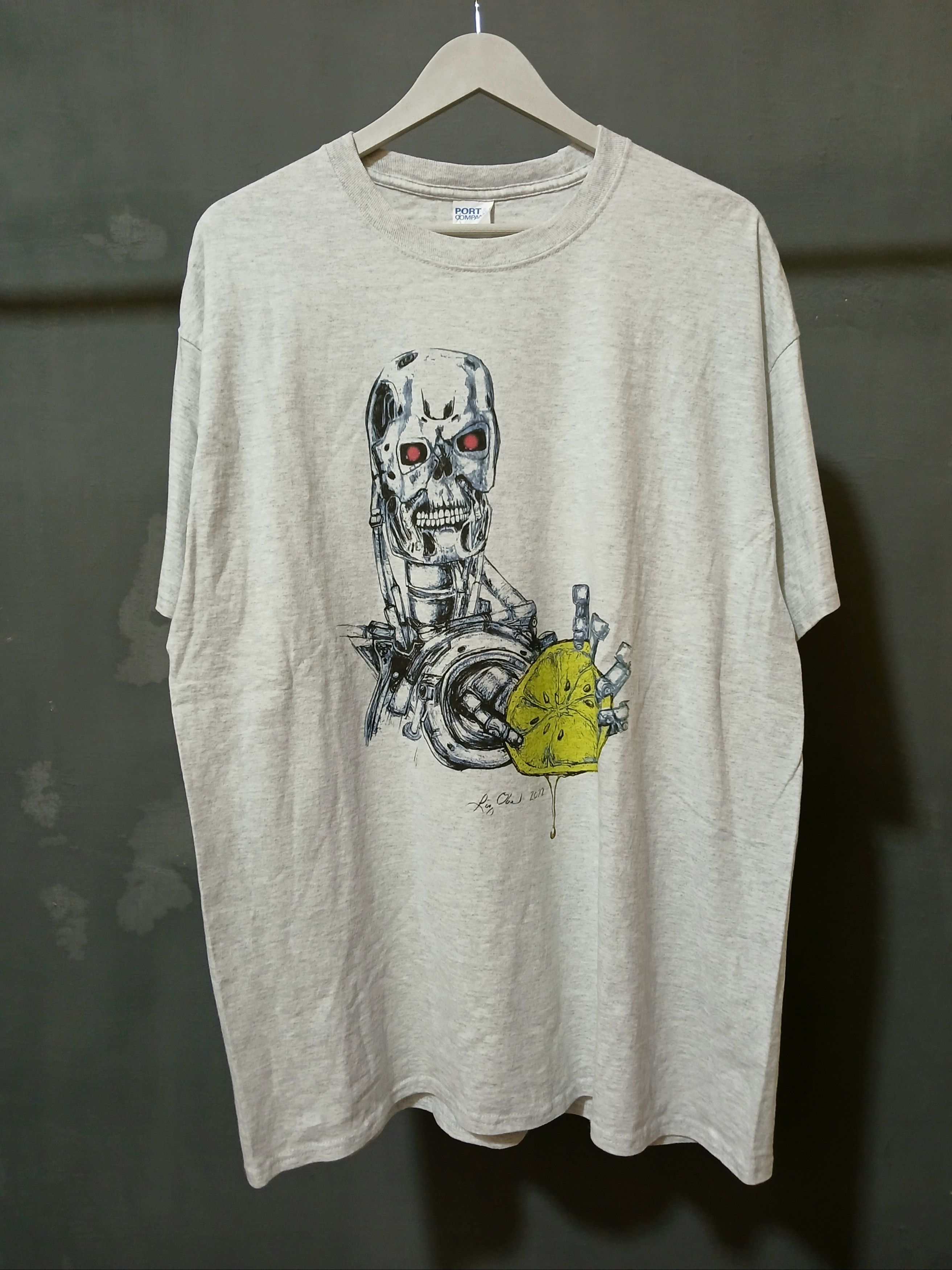 Vintage 00s Parody Terminator T800 E Lemon Ator T Shirt Hoodie, Sweatshirt | FlexRushtees.com