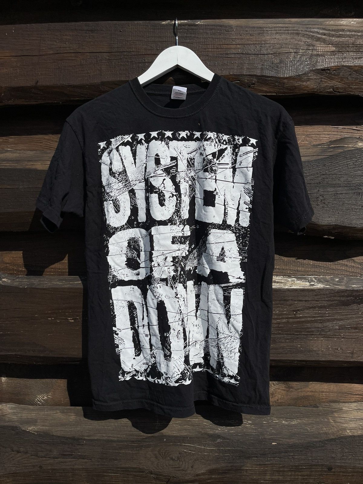 Band Tees System Of A Down Big Logo Black T Shirt Tee Hoodie, Sweatshirt | FlexRushtees.com