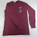 Gildan Panic At The Disco Small Maroon Long Sleeve Graphic T Shirt Hoodie, Sweatshirt | AU16VibeMintTees.com