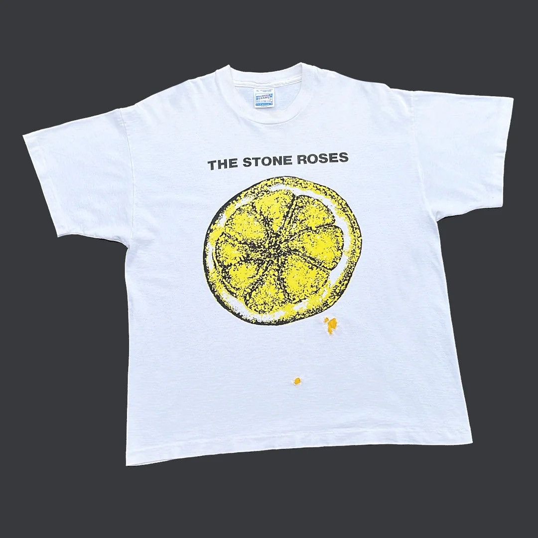 Band Tees The Stone Roses 94 90s Vtg Og Second Coming Lemon Band Tee Hoodie, Sweatshirt | FlexRushtees.com