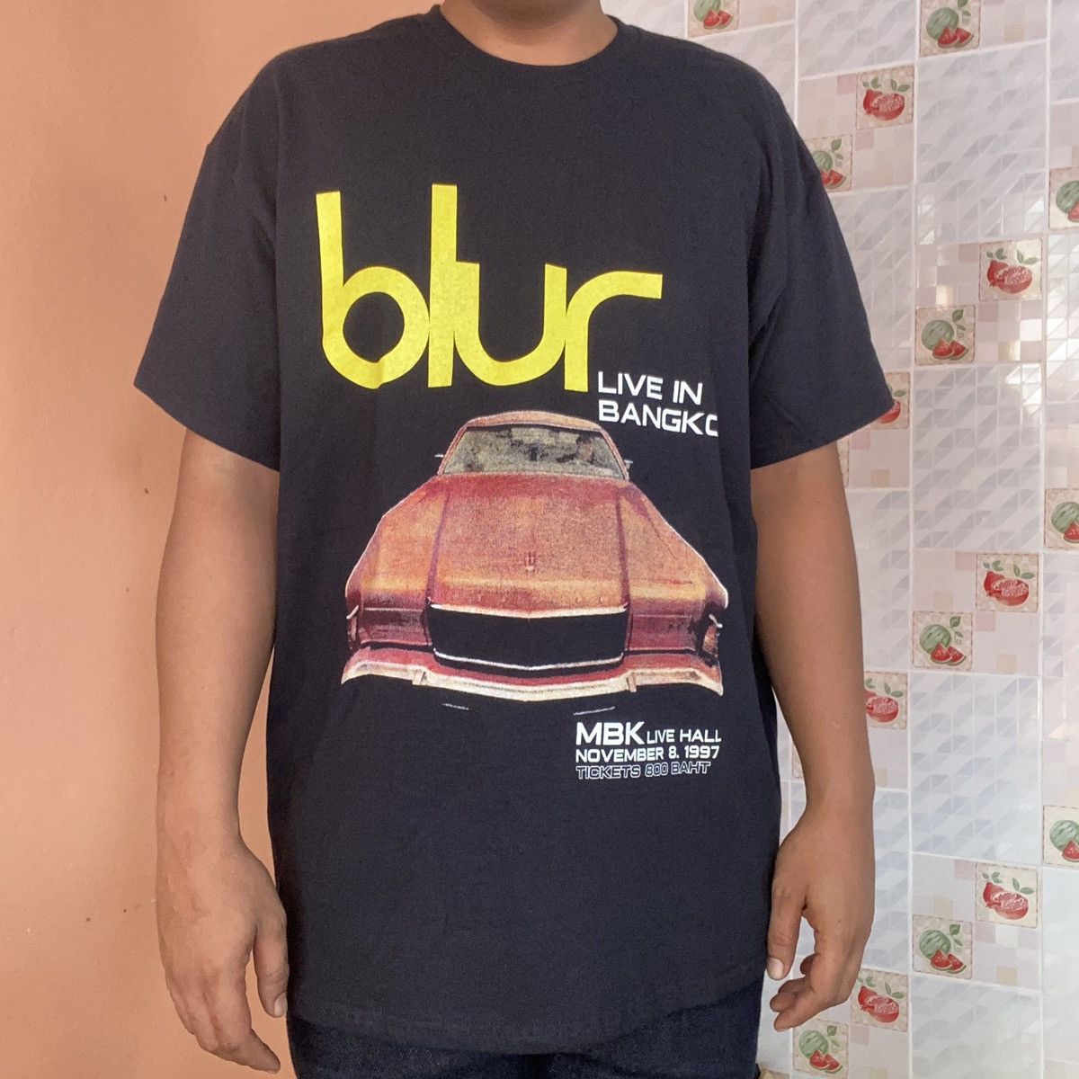 Band Tees Blur Live In Bangkok Bootleg Tee Reprint Hoodie, Sweatshirt | FlexRushtees.com