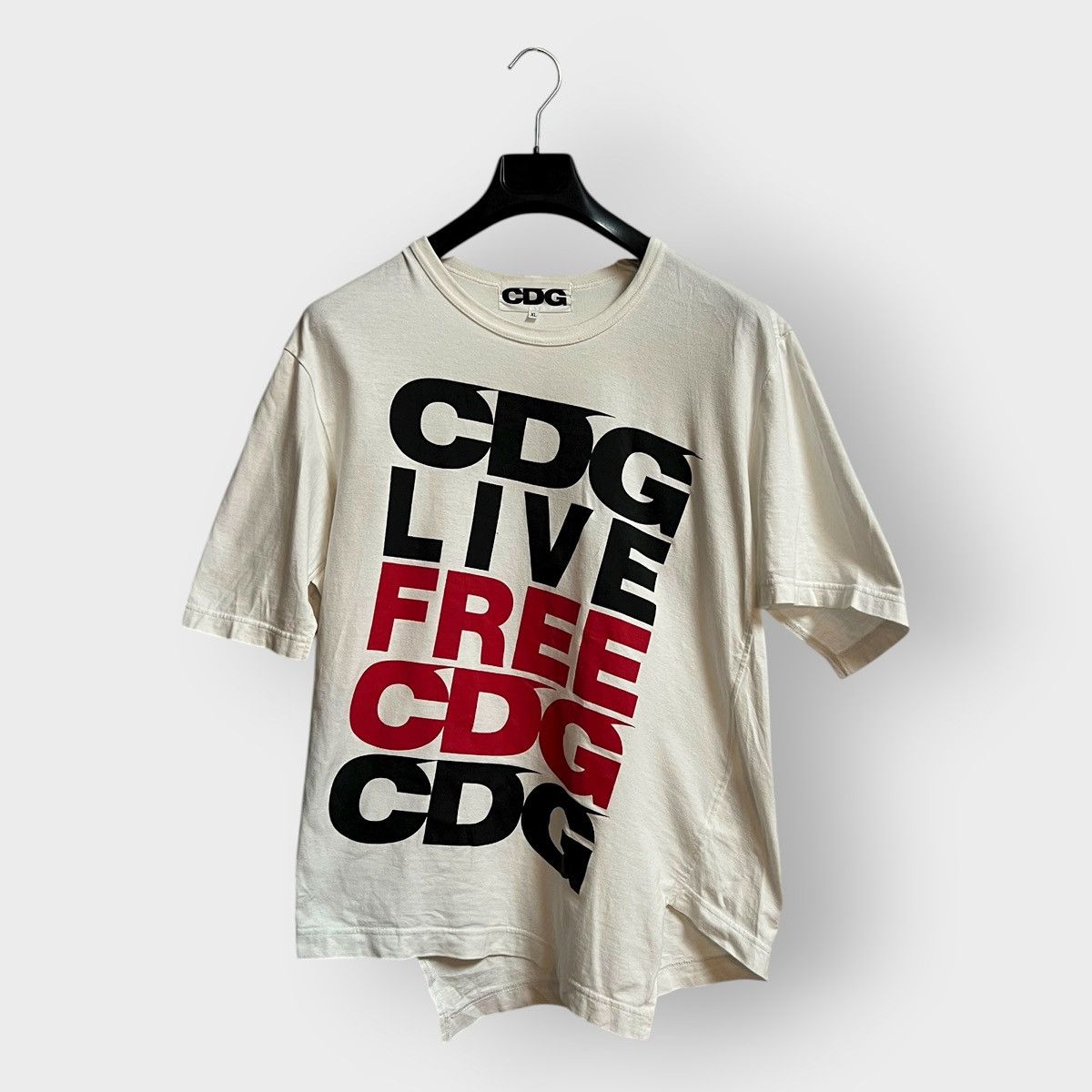 Cdg By Comme Des Garcons Archival 2010s Comme Des Garcons Cdg Live Tee Xl