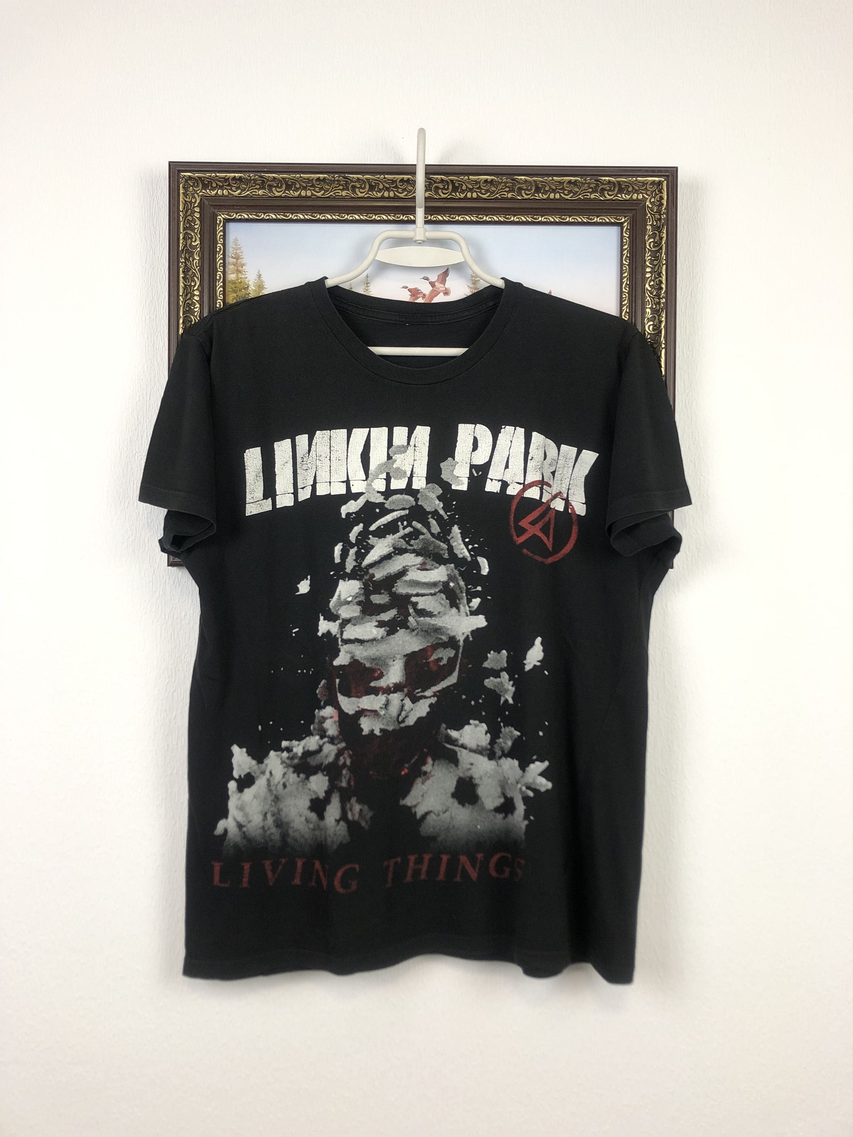 Vintage Linkin Park Living Things Shirt Band Tee Rare Hoodie, Sweatshirt | FlexRushtees.com