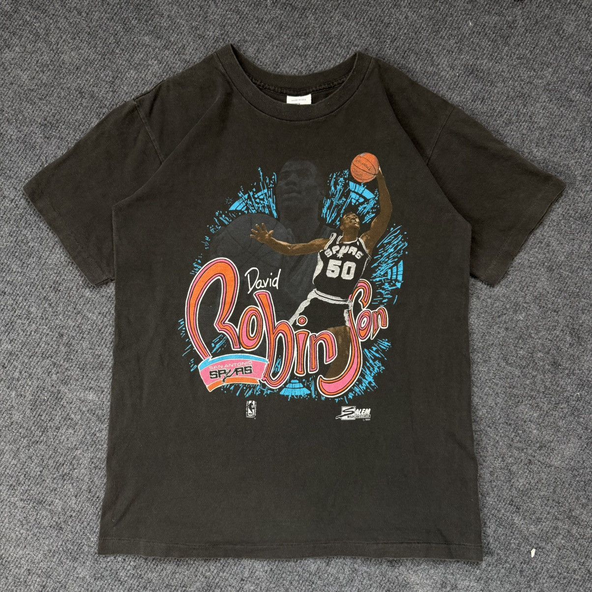 Vintage 1991 David Robinson San Antonio Spurs T Shirt Hoodie, Sweatshirt | FlexRushtees.com