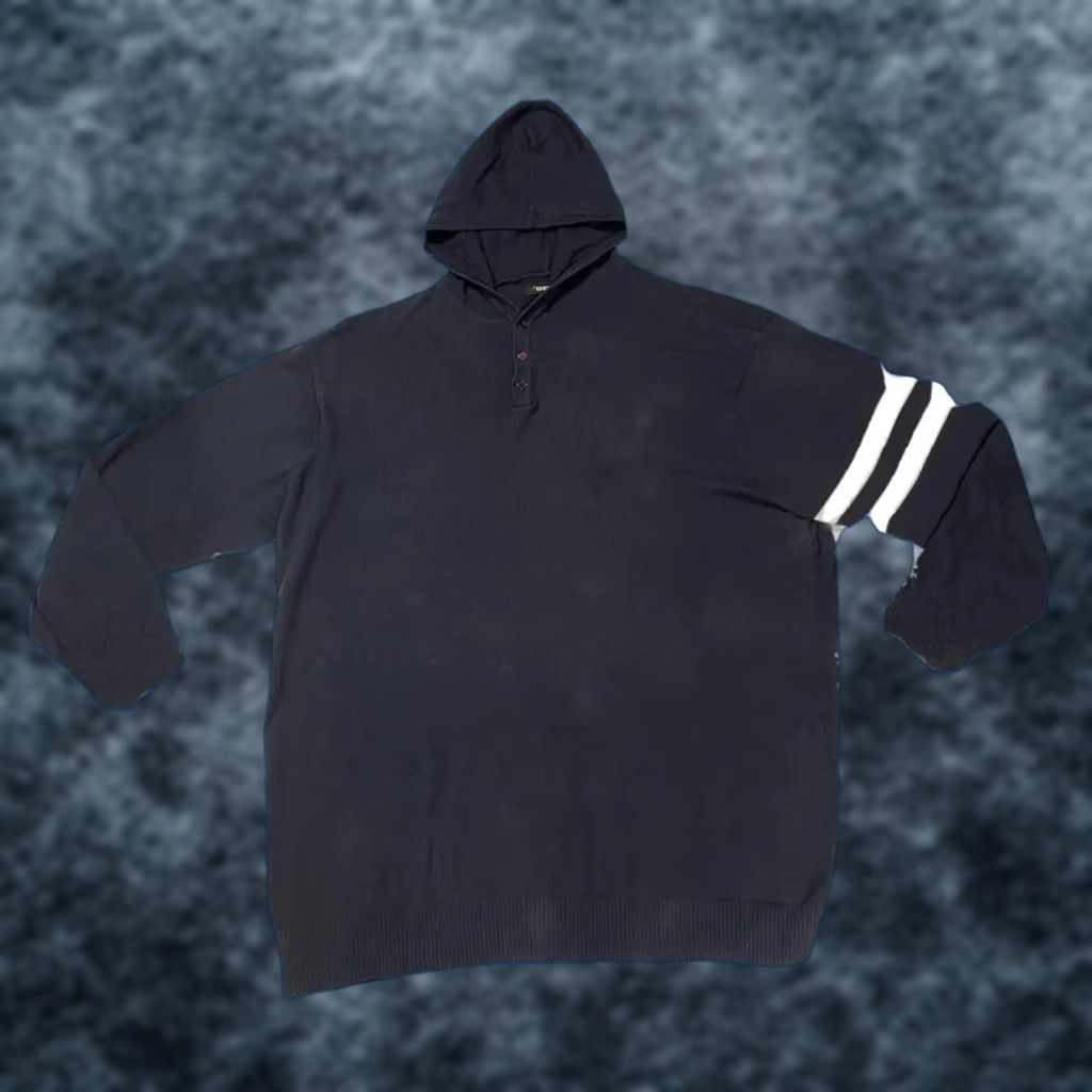 Vintage Decibel Hoodie 3xl Navy Blue Solid Pullover Men S Winter Fall T-Shirts, Sweatshirt | FlexRushtees.com