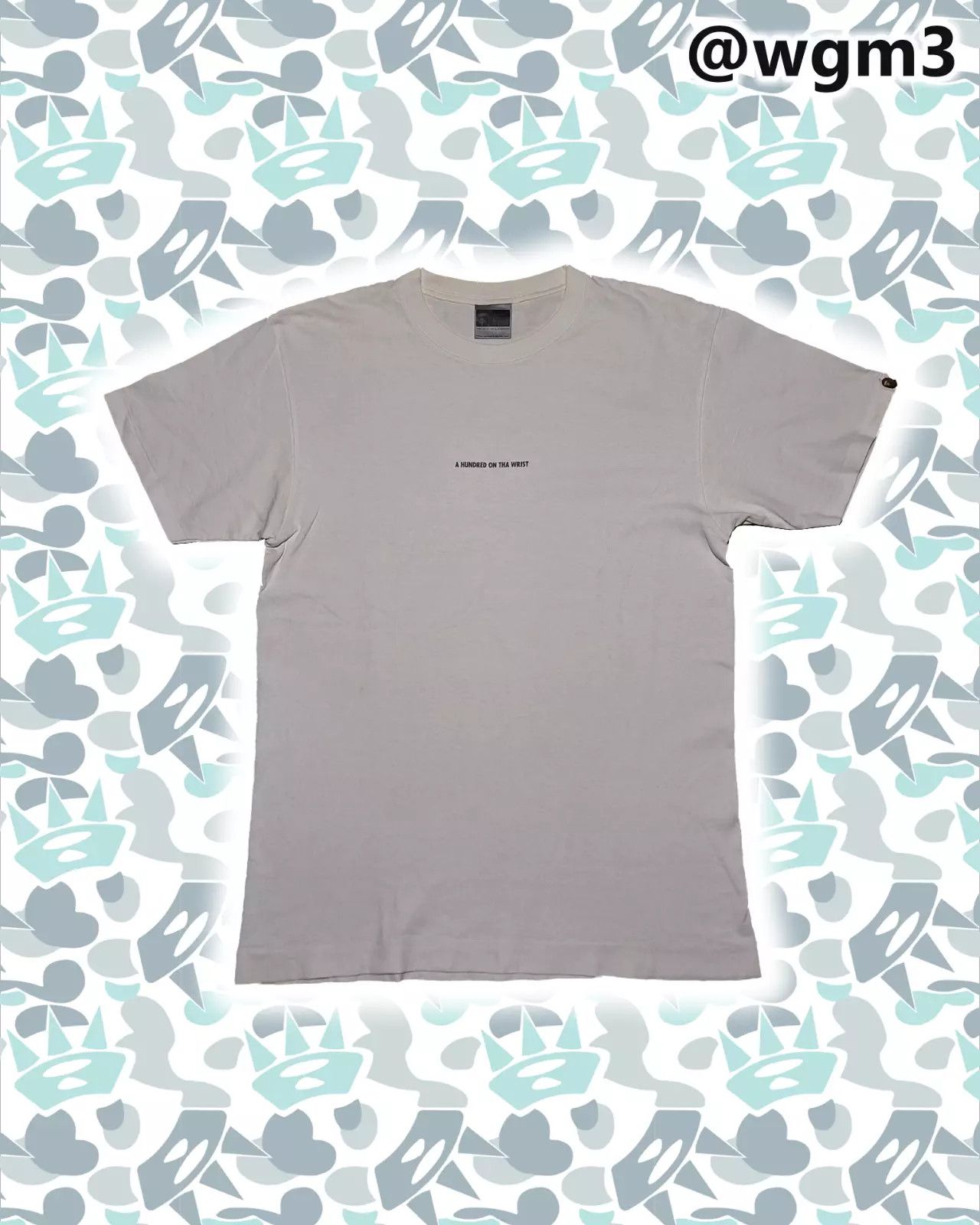 2002 Vintage A Hundred On Tha Wrist Limited Bape Tee Hoodie, Sweatshirt | FlexRushtees.com