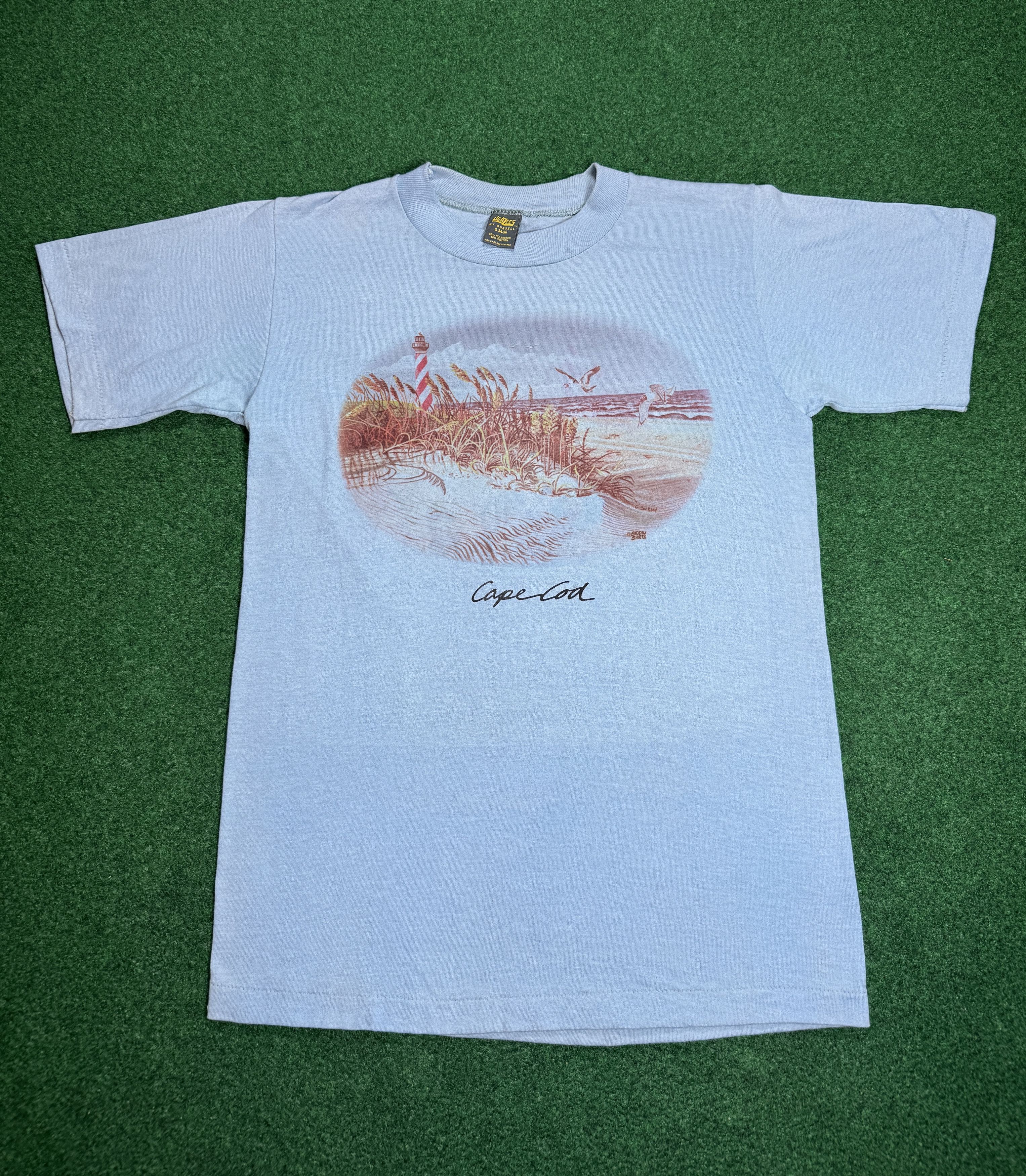 Vintage 70s Cape Cod Mens Small Jerzees T Shirt