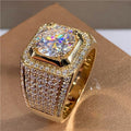 Vintage Shining Gold Ring