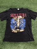 Vintage Sepultura Chaos Ad Band T Shirt Hoodie, Sweatshirt | FlexRushtees.com