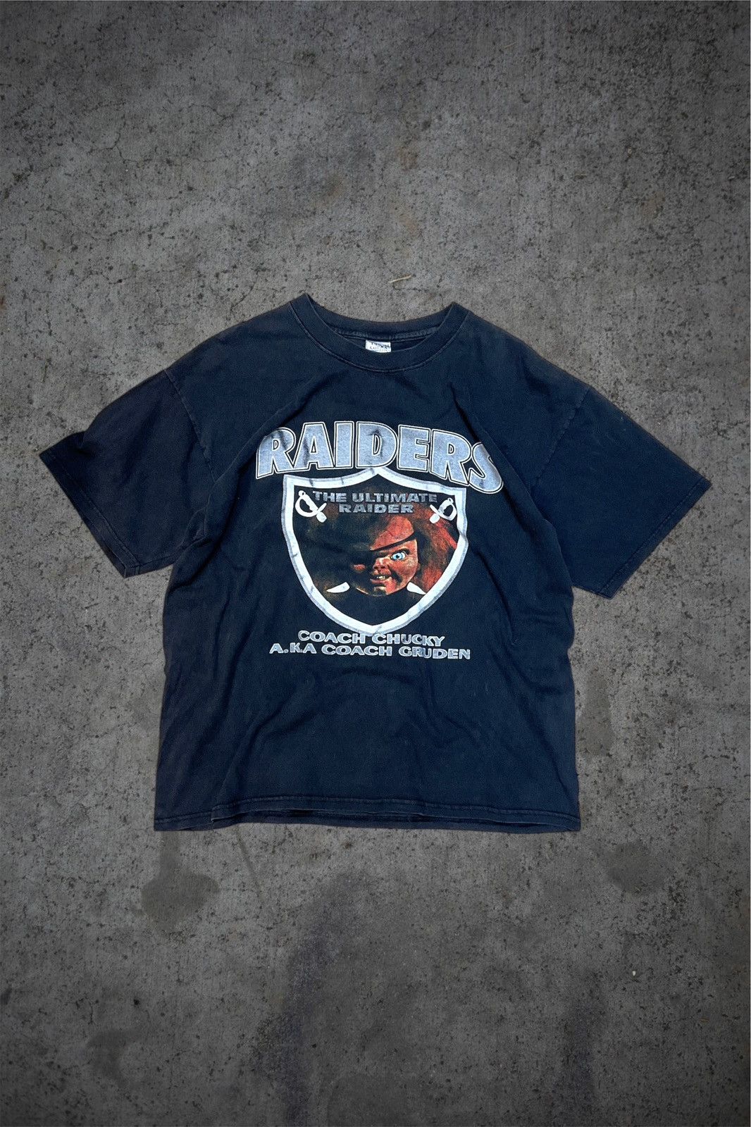 Vintage Oakland Raiders Coach Chucky Tee Hoodie, Sweatshirt | FlexRushtees.com