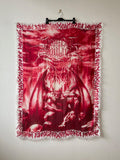 Paul Gaultier Jean Paul Gaultier Unisex Red Diablo Print Pareo Scarf