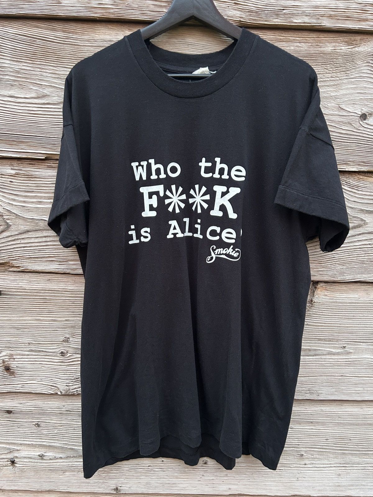 Band Tees 90s Vintage Smokie Who The Fuck Is Alice Screen Stars Tee