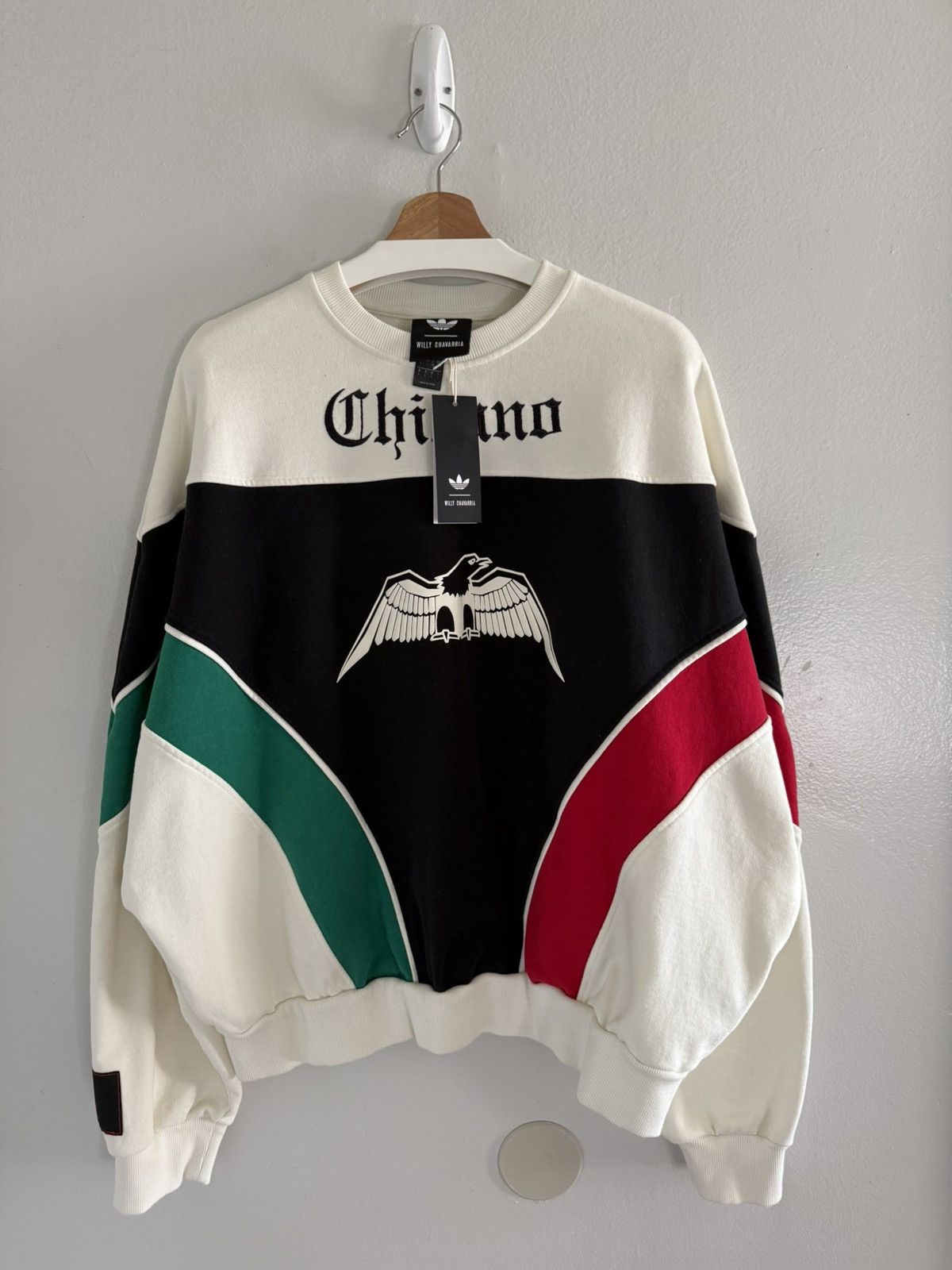 Chavarria Willy Chavarria Adidas Chicano Fleece Crewneck Sweatshirt