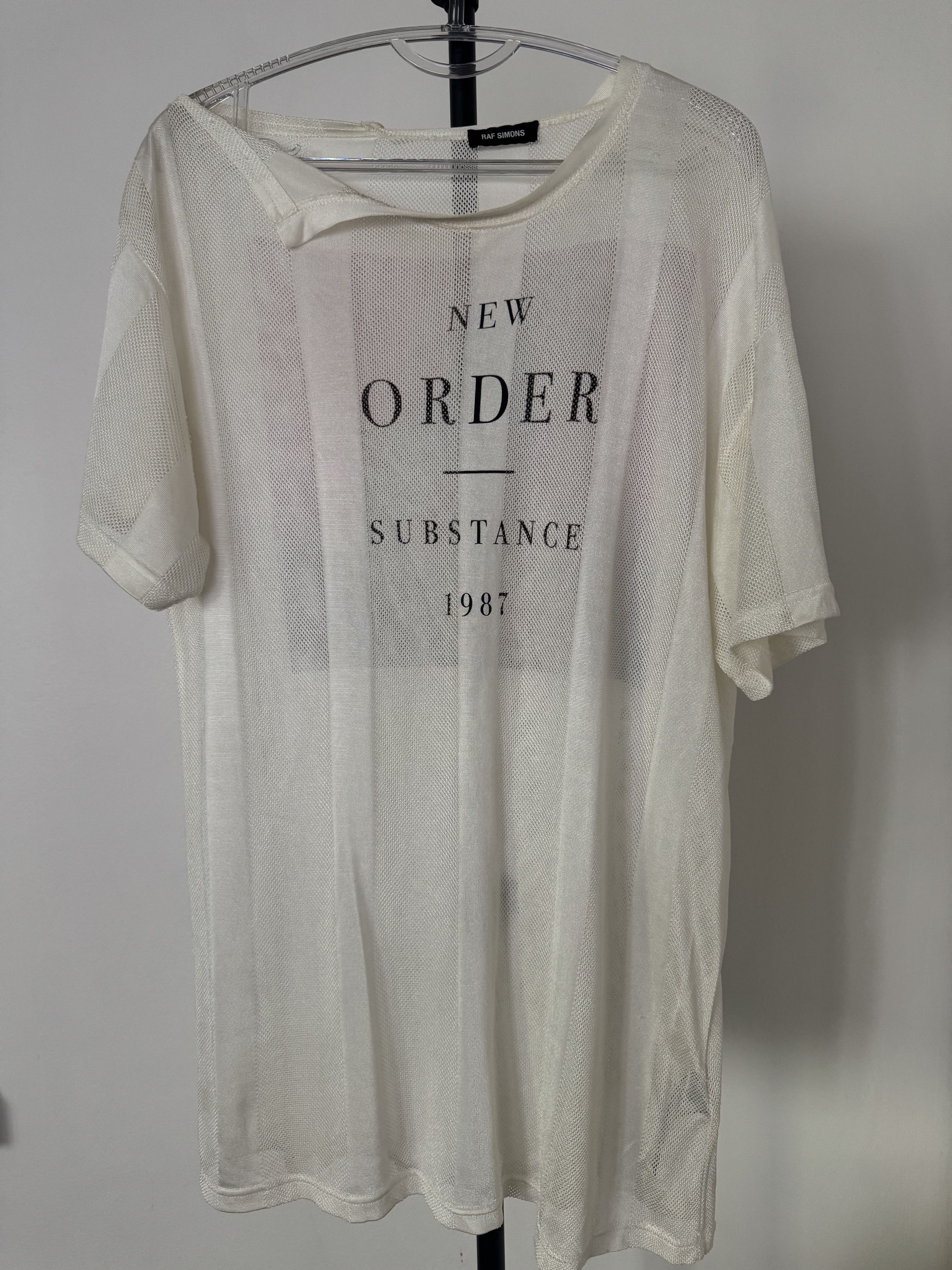 Raf Simons Ss18 New Order Mesh Jersey T-Shirts, Hoodie, Sweatshirt | AU16VibeMintTees.com