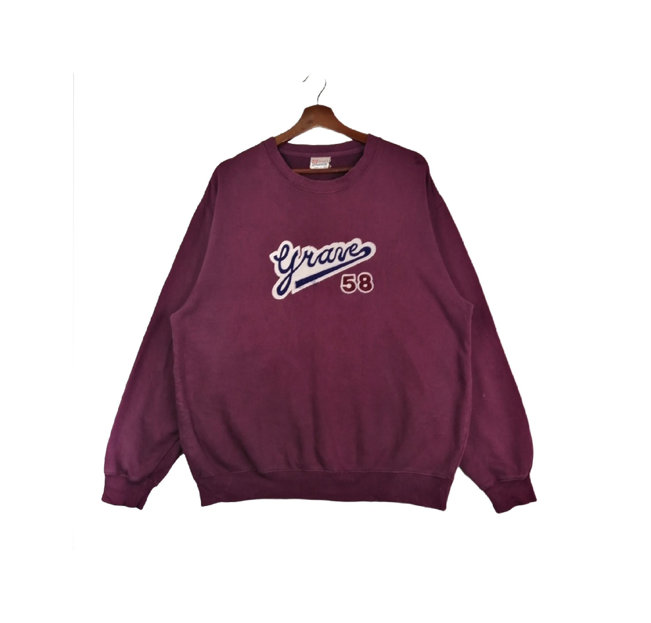 Vintage Hanes Activewear Grane 58 Big Logo Sweatshirt
