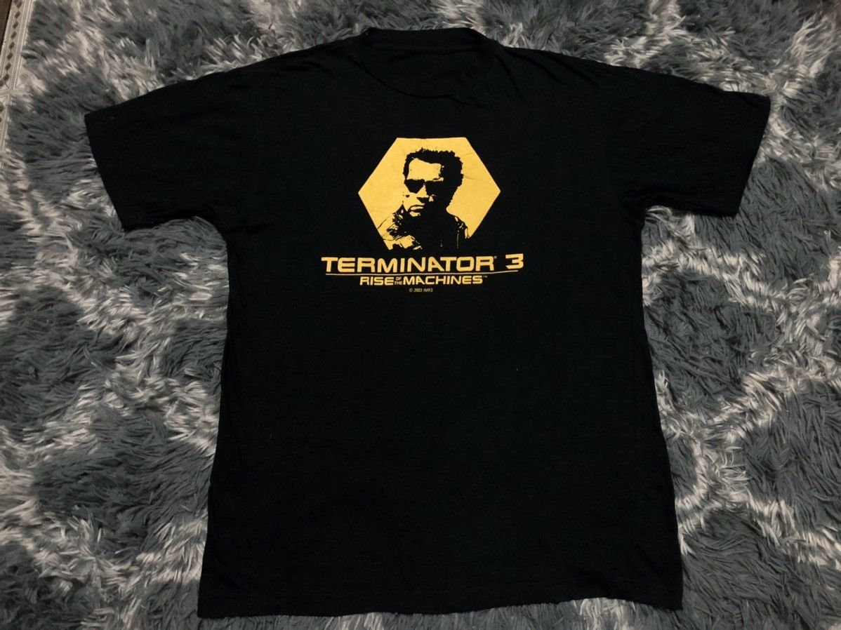 Vintage 00s Terminator 3 Rise Of The Machine Movie Tshirt