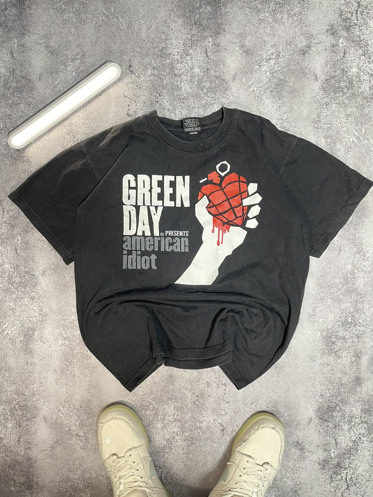 Band Tees Vintage Green Day American Idiot Archive Tour T L Hoodie, Sweatshirt | FlexRushtees.com