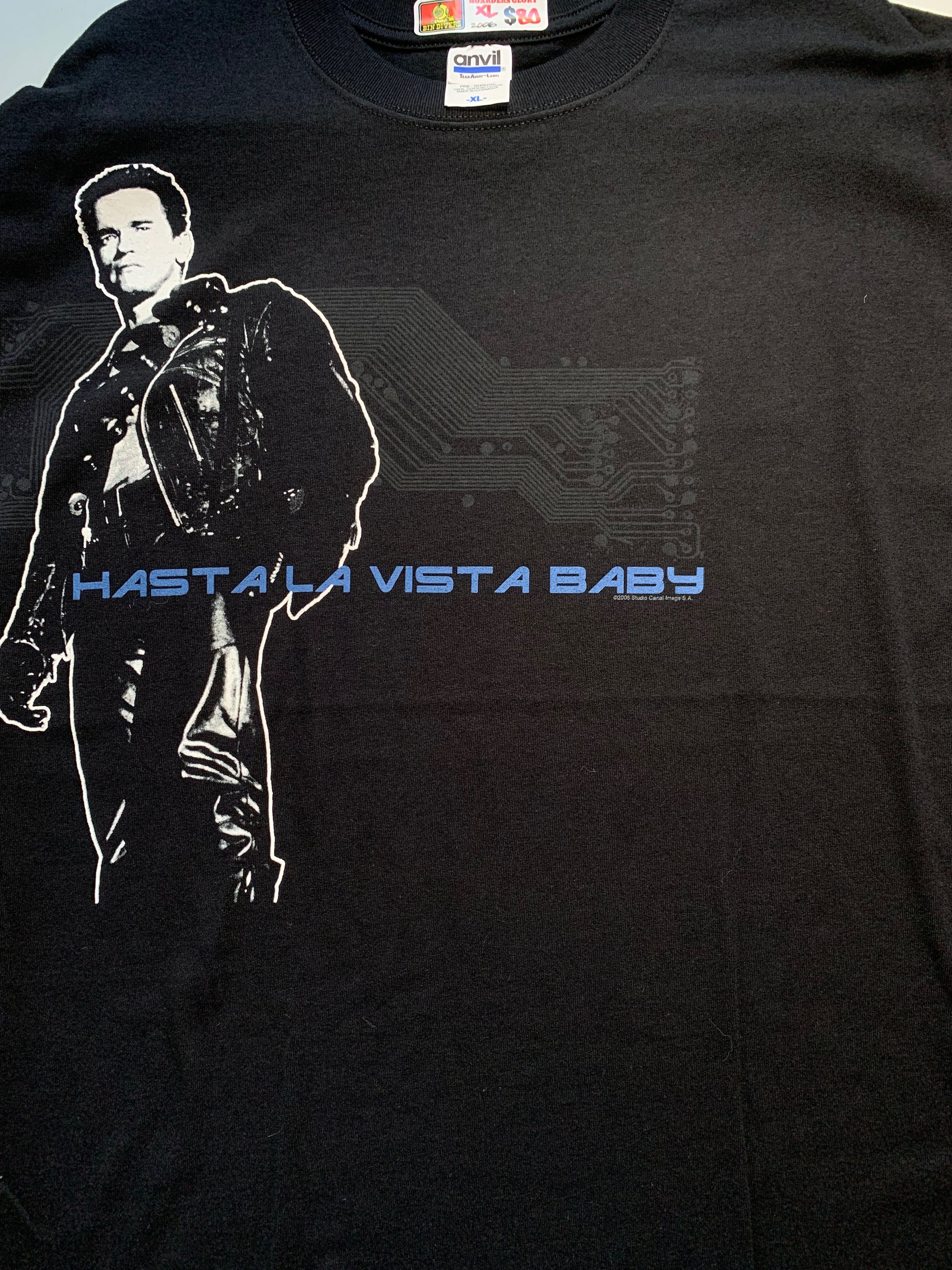 Anvil T2 Terminator 2 Movie Tee Dead Stock Hoodie, Sweatshirt | FlexRushtees.com