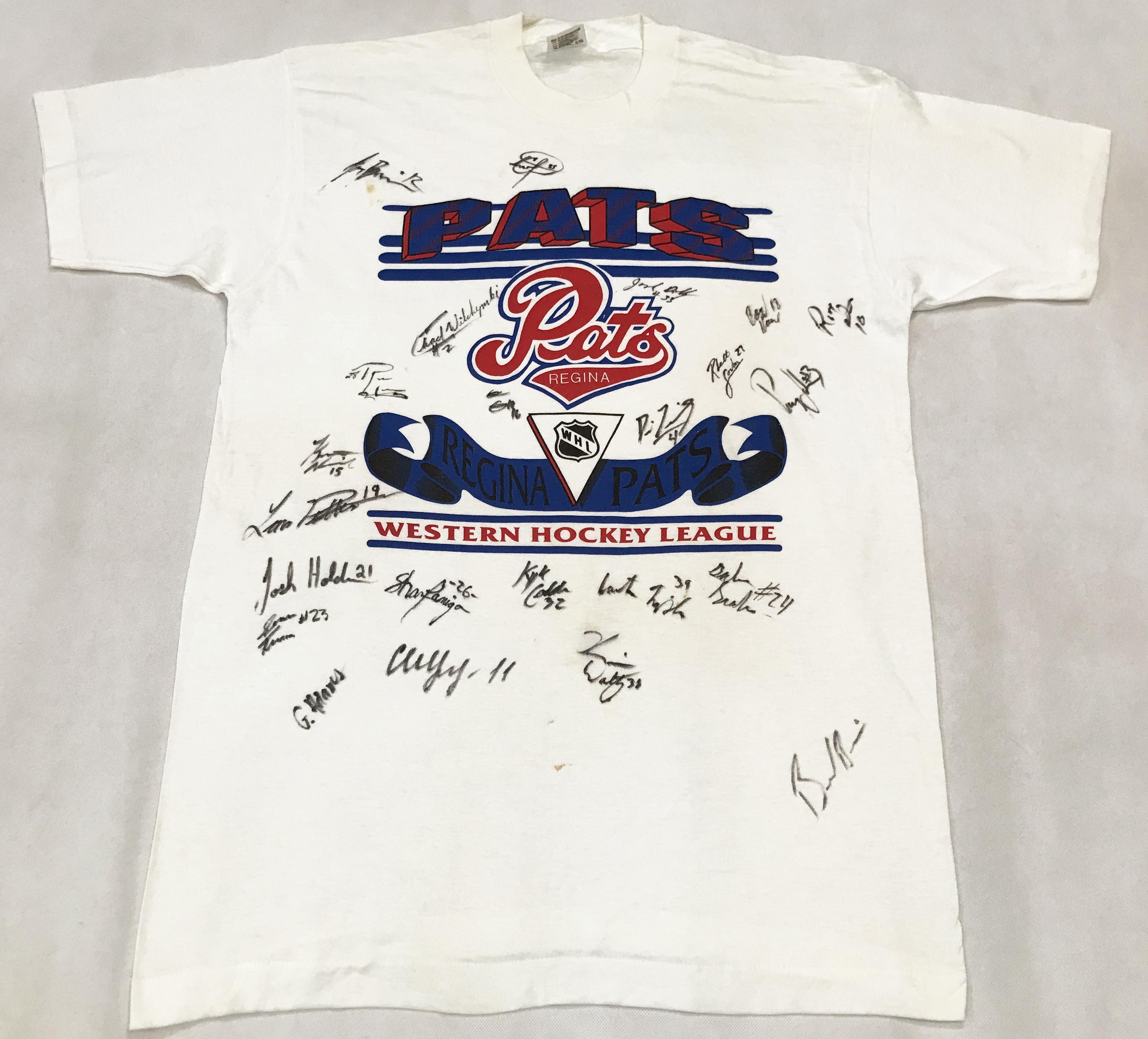 Vintage Fruit Of The Loom Regina Pats Whl Hockey T Shirt