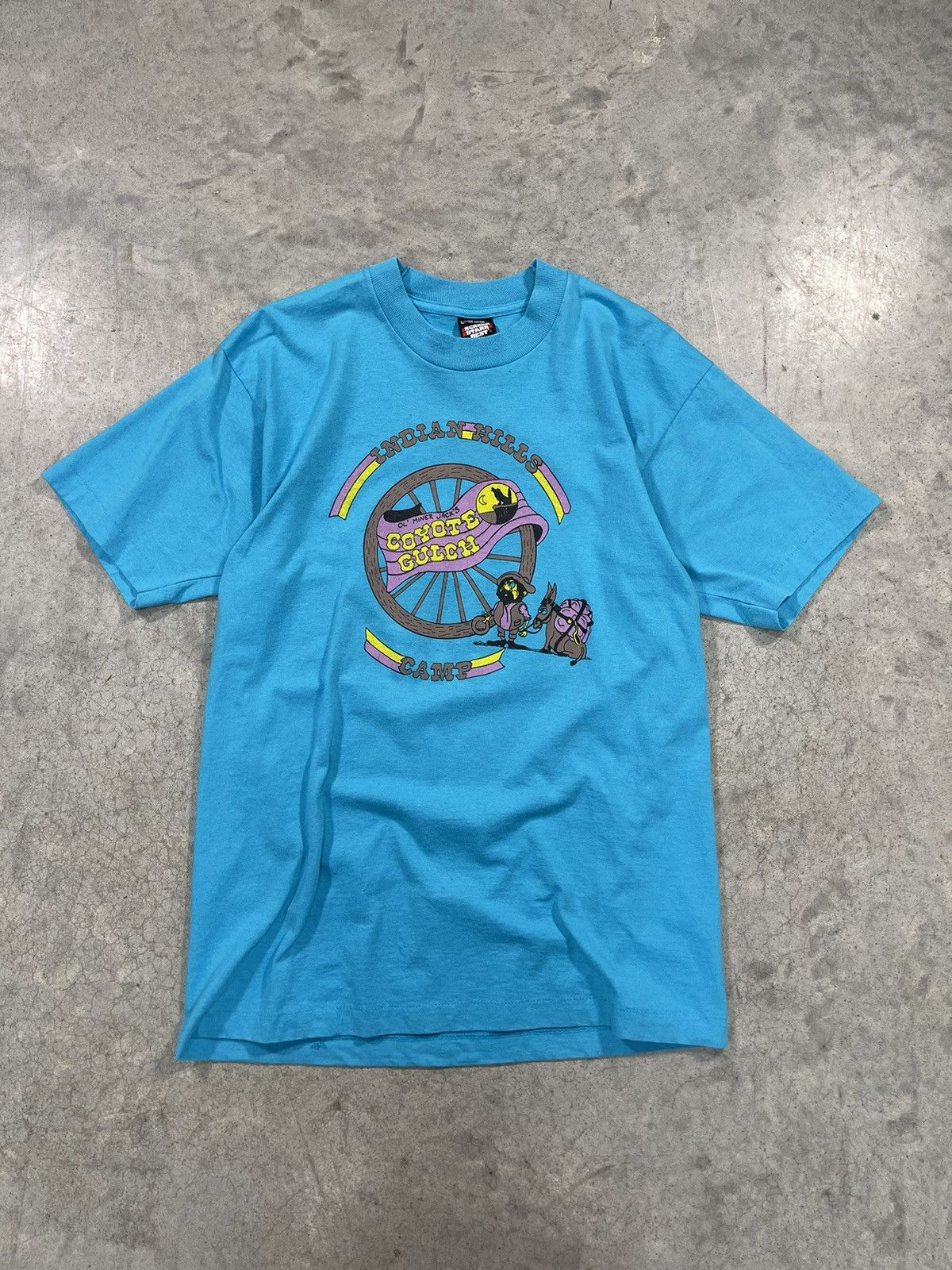 Vintage 1990s Coyote Ranch Western Aztec Tee Shirt