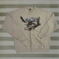 Fruit Of The Loom Vintage Fruit Of The Loom Eagle Mountain Crewneck Sweatshirt Mens Large Beige Pull T-Shirts, Hoodie